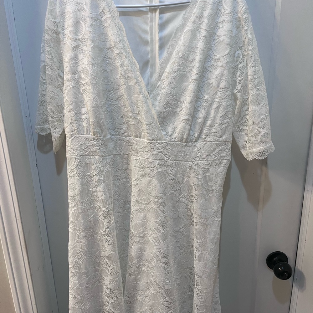 Women’s size 3xl wedding dress white